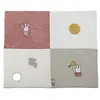 Pioupiou et Merveilles Tapis de parc Miffy fluffy rose (80 x 100 cm)