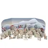 Boîte à cadeaux de l'Avent en bois FSC MULTICOLORE Little Dutch