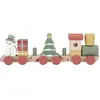 Little Dutch Train de construction de Noël en bois