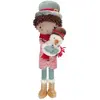 Poupée souple Jake et son bonhomme de neige (35 cm)