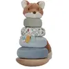 Renard à empiler doudou et bois FSC MULTICOLORE Little Dutch