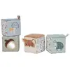 Little Dutch Lot De 4 Cubes Doux Bleu, Jaune, Multicolore, Marr