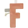 Lettre F MARRON Little Dutch
