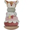 Tour d'empilage Faon en bois FSC Fairy Garden MULTICOLORE Little Dutch