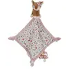 Doudou carré faon MULTICOLORE Little Dutch