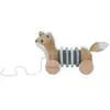 Jouet à tirer renard en bois FSC MULTICOLORE Little Dutch