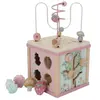 Cube d'activités en bois FSC MULTICOLORE Little Dutch
