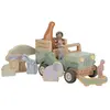 Voiture de Safari et animaux en bois Safari Friends