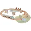 Circuit de train en bois Safari Friends