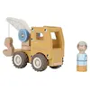 Camion grue en bois