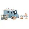 Fourgon de police en bois