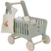 Chariot de courses en bois