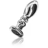 TOYJOY Plug Vibrant Rechargeable en Acier Inoxydable The Slider