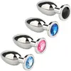 Bijou Anal Acier Jewled Butt Plug
