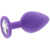 Plug Bijou DIAMOND BOOTY M 7 x 3.5cm Violet 