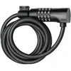 AXA Câble-antivol Resolute 180/8 Code longueur 180cm, Ø8mm, noir