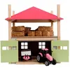 Kids Globe Van Manen Horses 610085 Bâton de Foin en Bois avec mémoire 1/32