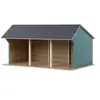 Kids Globe Hangar de ferme pour tracteurs jouet Petit 1:32 Bois 610192