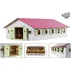 Kids Globe Écurie de chevaux avec 9 box à cheveux 1:232 Rose 610188