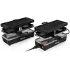 Tristar Gril à raclette 4 personnes RA-2742 800 W 23,8x10,4 cm Noir TU