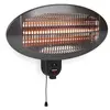Tristar Chauffage mural de patio KA-5286 2000 W Quartz Noir