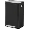 EKO Poubelle à Pédale X-cube Tri Sélectif 20+20l Noir