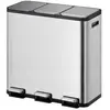 EKO Poubelle à Pédale Tri Sélectif Ecocasa Ii 3x15l