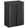 Poubelle à Capteur - Tri Sélectif 30+15+15 L Noir - Eko