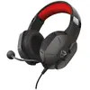 Trust GXT 323 Carus Casque Avec fil Arceau Jouer Noir, Rouge