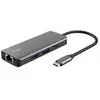 Adaptateur Trust Dalyx USB-C multiports 6 en 1 Argent