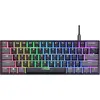 Trust GXT 867 Acira Clavier USB QWERTZ Allemand Noir, Gris