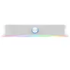Trust Barre de son gaming stéréo avec éclairage RGB Thorne GXT 619W Blanc