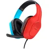 Trust Gxt 416s Zirox Casque Avec Fil Arceau Gaming Noir, Cyan, Rouge