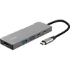 Trust 26062 Concentrateur d'interface USB Type-C Gris