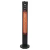 Chauffage de terrasse Q-Tower 2000 rcd 20m2 2000 watt Noir - Eurom