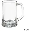 Royal Leerdam Lot 4 Chopes à bière Artisan 32 cl transparent
