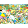 Jumbo Puzzle Jan van Haasteren Camping dans les bois 1000 pièces