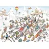 Jumbo Puzzle 2000 pièces : Jan Van Haasteren : Descente effrenée à la montagne