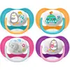 Avent Sucette Ultra Air 6-18m Mixte Animaux Lot de 2