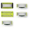 Pack de 4 lames de remplacement Philips OneBlade QP310/50 Argent