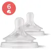 Avent Natural Response Tétine 6M+ Flow 6 SCY966/02 | 1 pièce