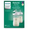 Philips Avent Biberon SCY933/02 Natural Response verre 240 ml lot de 2