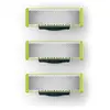 Pack de 3 lames de remplacement Philips OneBlade QP230/50 Vert et Gris