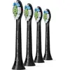 PHILIPS Sonicare W2 optimal white - Tête de brosse de rechange noire x4