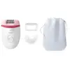 Philips Satinelle Essential Épilateur Rose Blanc 15 V Ergonomique