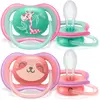 Philips Avent Chupete Ultra Air +18m Animales Rosa 2uds