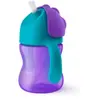 Philips Avent Bendy Straw SCF796/02 9m+ tasse avec paille flexible Purple 200 ml