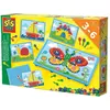 SES CREATIVE Tableau mosaïque avec cartes