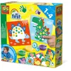 SES Creative My First - Peinture au doigt - Créatures - Peins 10 cartes de dinosaures