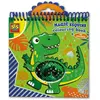 Livre de Coloriage Paillettes Magiques (bleu-vert)